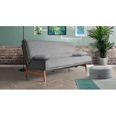 Schlafsofa Atessa Webstoff/Cord mit Lattenrost und Stauraum Grün 90x200x100cm Schlafsofa Atessa Webstoff/Cord mit Lattenrost und Stauraum Grün 90x200x100cm