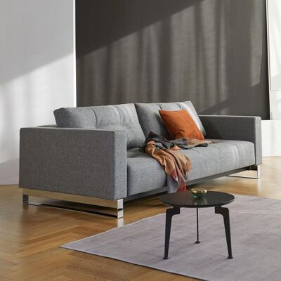 Schlafsofa Wilshere Webstoff Dunkelgrau 70x233x117cm Schlafsofa Wilshere Webstoff Dunkelgrau 70x233x117cm
