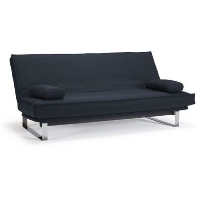 Schlafsofa Perano Webstoff/Cord mit Lattenrost und Stauraum Blau 90x200x100cm Schlafsofa Perano Webstoff/Cord mit Lattenrost und Stauraum Blau 90x200x100cm