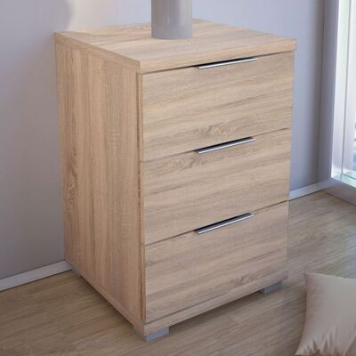 Nachttisch Molise H 61cm Braun 61x46x42cm Nachttisch Molise H 61cm Braun 61x46x42cm