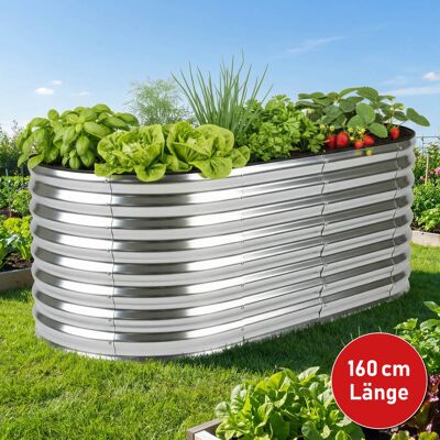 BRAST Hochbeet Metall JULIA Mini silber BRAST Hochbeet Metall JULIA Mini silber