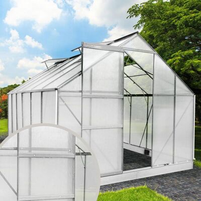 Brast Aluminium Gewächshaus 380x250x205 Brast Aluminium Gewächshaus 380x250x205