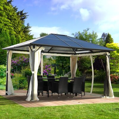Brast Alu-Pavillon SUMMERDREAM 3x4m beige Brast Alu-Pavillon SUMMERDREAM 3x4m beige