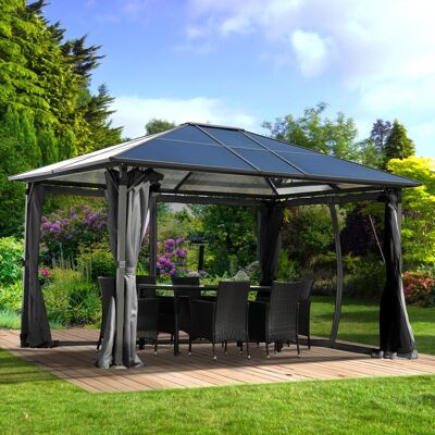 Brast Alu-Pavillon SUMMERDREAM 3x4m grau Brast Alu-Pavillon SUMMERDREAM 3x4m grau