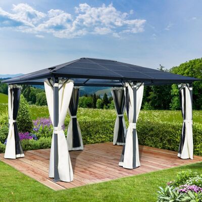 Brast Alu Pavillon PREMIUM 3,6x4,8m beige Brast Alu Pavillon PREMIUM 3,6x4,8m beige
