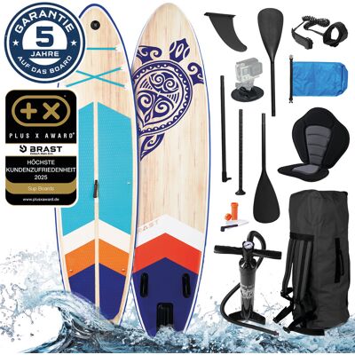 Brast Aufblasbares SUP Board Set mit Sitz TURTLE 320 Brast Aufblasbares SUP Board Set mit Sitz TURTLE 320