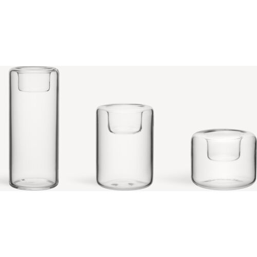 Happy Teelichthalter, 3er-Pack - Kosta Boda