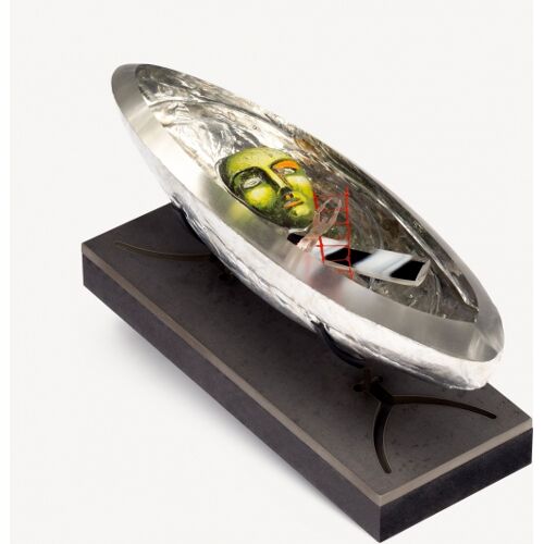 Boot Orakel, Grün - Kosta Boda