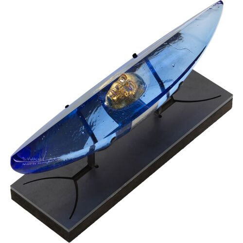 Boot Passport, Blau - Kosta Boda