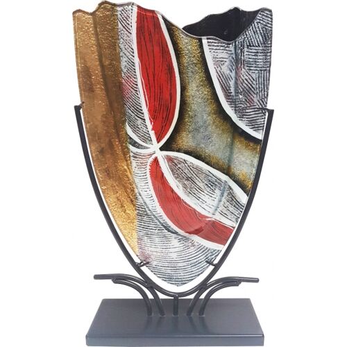 Glasvase Salvador mit Ständer H 47,5 cm - Benjamin