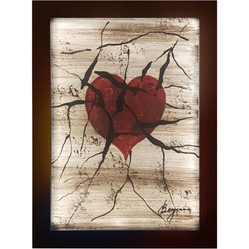 Glass Painting & Lighting, Love, Large - Benjamin