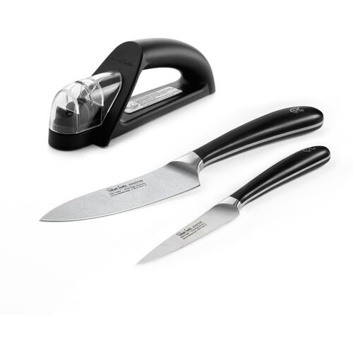 Signature lntroductory Kitchen Knives & Sharpener, 3-pack - Robert Welch