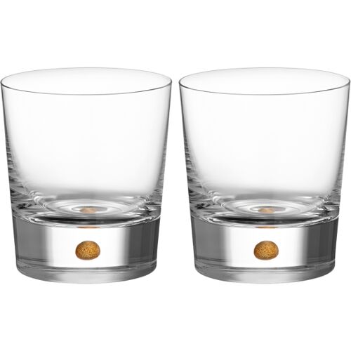 Intermezzo Gold Whiskyglas DOF 40cl, 2-pack - Orrefors