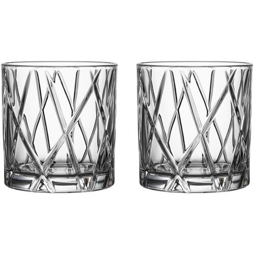 City Whiskyglas DOF 34cl, 2-pack - Orrefors