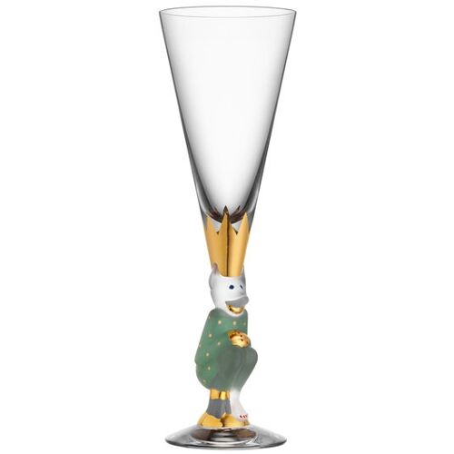 Nobel The Sparkling Devil Glas 19cl, Grün - Orrefors