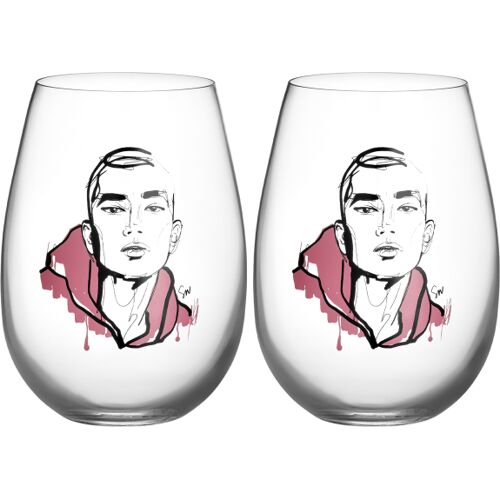 All About You Wasserglas, Close to Him 57cl, 2-pack - Kosta Boda