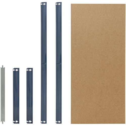 shelfplaza HOME 80x45 cm Fachboden-Set in blau für HOME Schwerlastregale