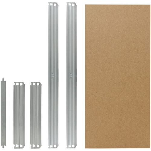 shelfplaza PRO 60x50 cm Fachboden-Set in verzinkt für PRO Schwerlastregale