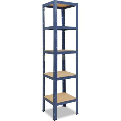 shelfplaza HOME 155x50x50 cm Schwerlastregal in blau mit 5 Böden und 175 kg Traglast pro Boden shelfplaza HOME 155x50x50 cm Schwerlastregal in blau mit 5 Böden und 175 kg Traglast pro Boden