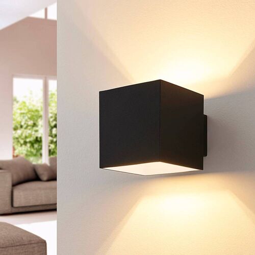 Wandlampe Zuzana Arcchio, dimmbar, schwarz, für Wohn- / Esszimmer, Metall, Modern, Wandleuchte, Wandlampe Innen