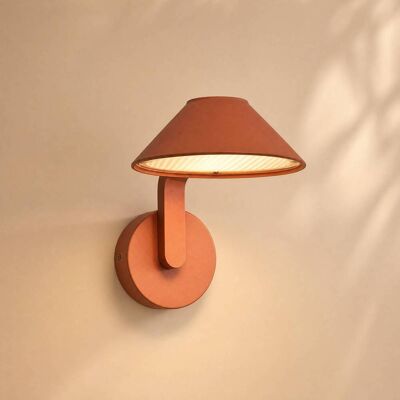 Außenwandleuchte Capelo Lindby, terracotta, Aluminium, Modern, Wandleuchte außen Außenwandleuchte Capelo Lindby, terracotta, Aluminium, Modern, Wandleuchte außen
