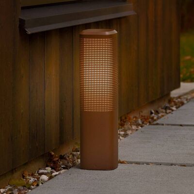 Nordlux Sockelleuchte aussen Sidara, dimmbar, braun / rost, Aluminium, Modern, Außenleuchte Nordlux Sockelleuchte aussen Sidara, dimmbar, braun / rost, Aluminium, Modern, Außenleuchte