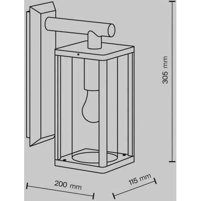 Maytoni Außenwandleuchte Cell, dimmbar, alu / grau / zink, Aluminium, Wandleuchte außen Maytoni Außenwandleuchte Cell, dimmbar, alu / grau / zink, Aluminium, Wandleuchte außen