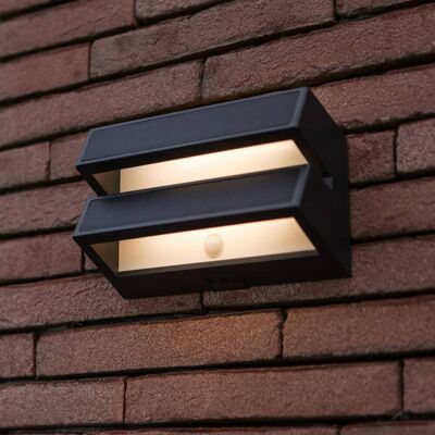 LUTEC - BARLO - Anthrazit - Solar LED Außenwandleuchte LUTEC - BARLO - Anthrazit - Solar LED Außenwandleuchte