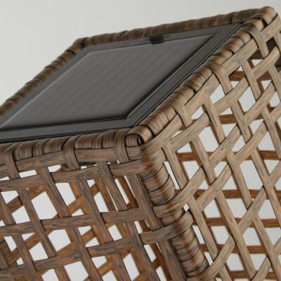 Searchlight Solar-LED-Terrassenleuchte Marcjanna, braun, Rattan, 47 cm Marcjanna, Holz dunkel, Holz, Landhaus / Rustikal, Solarleuchten Searchlight Solar-LED-Terrassenleuchte Marcjanna, braun, Rattan, 47 cm Marcjanna, Holz dunkel, Holz, Landhaus / Rustikal, Solarleuchten