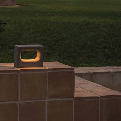 FARO BARCELONA LED Aussenwandleuchte Glint, alu / grau / zink, Beton, Modern, LED Wandleuchte außen FARO BARCELONA LED Aussenwandleuchte Glint, alu / grau / zink, Beton, Modern, LED Wandleuchte außen