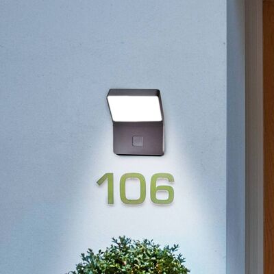 OSRAM Aussenwandleuchte mit Bewegungsmelder ENDURA STYLE WIDE, alu / grau / zink, Aluminium, Modern OSRAM Aussenwandleuchte mit Bewegungsmelder ENDURA STYLE WIDE, alu / grau / zink, Aluminium, Modern