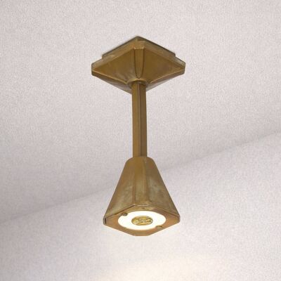 Moretti Luce LED-Außendeckenleuchte Silva Frame, Höhe 26 cm messing antik Frame, bronze / altmessing, Messing, Landhaus / Rustikal, Deckenlampe Moretti Luce LED-Außendeckenleuchte Silva Frame, Höhe 26 cm messing antik Frame, bronze / altmessing, Messing, Landhaus / Rustikal, Deckenlampe