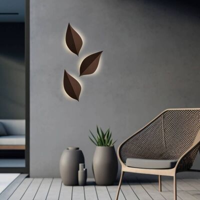 Viokef LED Aussenwandleuchte Amalfi, braun / rost, Aluminium, Modern, LED Wandleuchte außen Viokef LED Aussenwandleuchte Amalfi, braun / rost, Aluminium, Modern, LED Wandleuchte außen