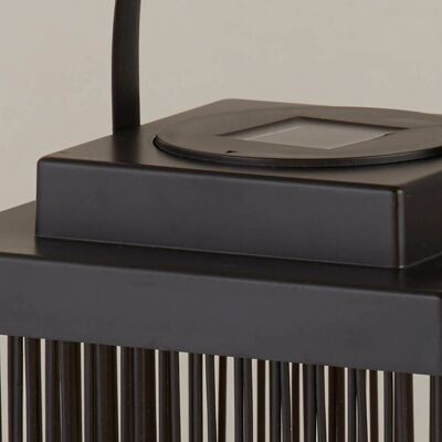 Searchlight Solar-LED-Terrassenleuchte Sophelia, 26cm, schwarz, Rattan Sophelia, schwarz, Holz, Skandinavisch, Solarleuchten Searchlight Solar-LED-Terrassenleuchte Sophelia, 26cm, schwarz, Rattan Sophelia, schwarz, Holz, Skandinavisch, Solarleuchten
