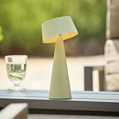 Sigor LED-Akku-Tischleuchte Solino, grün, Solar/USB, 26 cm, IP44 dimmbar, grün, für Wohn- / Esszimmer, Aluminium, Modern, Solarleuchten Sigor LED-Akku-Tischleuchte Solino, grün, Solar/USB, 26 cm, IP44 dimmbar, grün, für Wohn- / Esszimmer, Aluminium, Modern, Solarleuchten