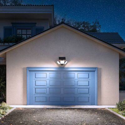 Philips LED-Solarlampe Zyren, schwarz, 5.000 K, Sensor, IP65 Zyren, schwarz, Kunststoff, Wandleuchte außen Philips LED-Solarlampe Zyren, schwarz, 5.000 K, Sensor, IP65 Zyren, schwarz, Kunststoff, Wandleuchte außen