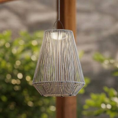 Lindby LED-Solarhängelampe Austas, grau, Ø 32 cm, USB, IP54 Austas Lindby, dimmbar, alu / grau / zink, Kunststoff, Modern, Solarleuchten Lindby LED-Solarhängelampe Austas, grau, Ø 32 cm, USB, IP54 Austas Lindby, dimmbar, alu / grau / zink, Kunststoff, Modern, Solarleuchten