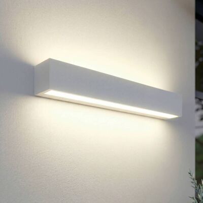 LED Aussenwandleuchte Lengo Lucande, weiß / opal, Aluminium, Modern, LED Wandleuchte außen LED Aussenwandleuchte Lengo Lucande, weiß / opal, Aluminium, Modern, LED Wandleuchte außen