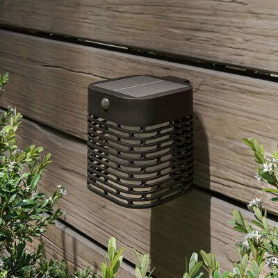 Philips LED-Solarwandleuchte Hara, schwarz, Sensor, IP44 Hara, schwarz, Kunststoff, Wandleuchte außen Philips LED-Solarwandleuchte Hara, schwarz, Sensor, IP44 Hara, schwarz, Kunststoff, Wandleuchte außen