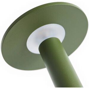 HAY LED-Akku-Tischlampe HOST PORTABLE, olivgrün, 22 cm, IP44 dimmbar, grün, für Wohn- / Esszimmer, Aluminium, Modern HAY LED-Akku-Tischlampe HOST PORTABLE, olivgrün, 22 cm, IP44 dimmbar, grün, für Wohn- / Esszimmer, Aluminium, Modern
