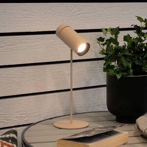 Konstsmide LED-Akku-Tischleuchte Multi, sandfarben, Höhe 30 cm, IP54 dimmbar, creme / amber, für Wohn- / Esszimmer, Aluminium, Modern Konstsmide LED-Akku-Tischleuchte Multi, sandfarben, Höhe 30 cm, IP54 dimmbar, creme / amber, für Wohn- / Esszimmer, Aluminium, Modern