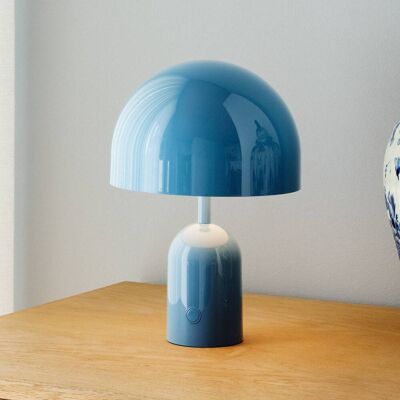 Tom Dixon Akku-Tischlampe BELL PORTABLE, hellblau 28 cm IP44 dimmbar, blau, für Wohn- / Esszimmer, Kunststoff, Design Tom Dixon Akku-Tischlampe BELL PORTABLE, hellblau 28 cm IP44 dimmbar, blau, für Wohn- / Esszimmer, Kunststoff, Design