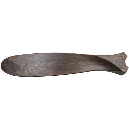 CasaFan Deckenventilator Eco Genuino 122 schwarz/nussbaum, Holz dunkel, für Wohn- / Esszimmer, Holz, Modern