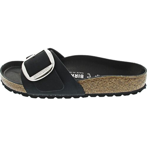Birkenstock Madrid Big Buckle Oiled L black 40 female