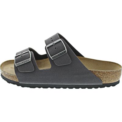 Birkenstock Arizona Birko-Flor Birkib velvet grey 41 male Birkenstock Arizona Birko-Flor Birkib velvet grey 41 male