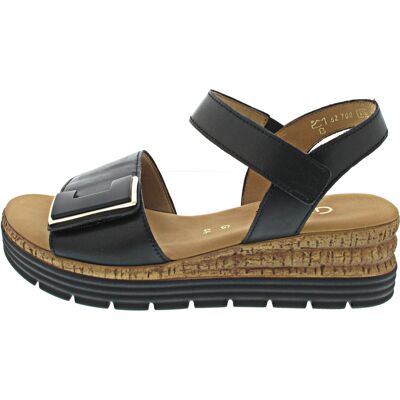 Gabor Comfort schwarz (uni+gold) 7.5 female Gabor Comfort schwarz (uni+gold) 7.5 female