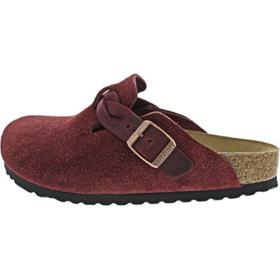 Birkenstock Boston Braided Suede zinfandel 42 female Birkenstock Boston Braided Suede zinfandel 42 female