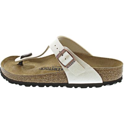Birkenstock Gizeh Birko-Flor graceful pearl white 39 female Birkenstock Gizeh Birko-Flor graceful pearl white 39 female