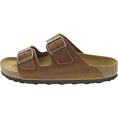 Birkenstock Arizona Oiled Leather cognac 44 male Birkenstock Arizona Oiled Leather cognac 44 male