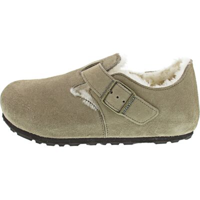Birkenstock London Shearling Suede taupe 40 k.A. Birkenstock London Shearling Suede taupe 40 k.A.
